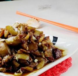 豬肉燒茄子 豬肉燒茄子