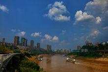 嘉陵江重慶市北濱路段