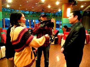 日本NHK電視台採訪江紫豪先生