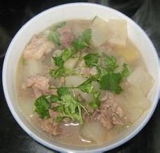 羊肉丸三色湯 羊肉丸三色湯