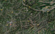 信宜衛星地形圖