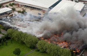 孔明燈引發火災