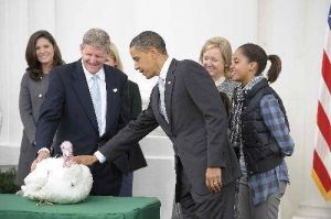 歐巴馬特赦感恩節火雞
