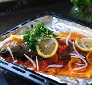 檸香茄汁烤魚 檸香茄汁烤魚