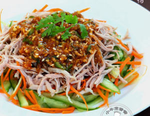 涼拌怪味兔絲 涼拌怪味兔絲