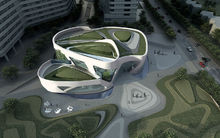 成都綠地中心售樓部效果圖