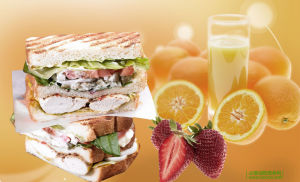 蔬菜黑麥三明治 蔬菜黑麥三明治