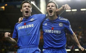 切爾西的英籍核心球員特里和蘭帕德