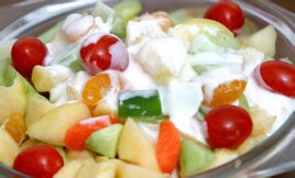 橘子胡蘿蔔水果沙拉