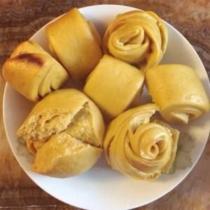 黃玫瑰奶香紅薯饅頭 黃玫瑰奶香紅薯饅頭