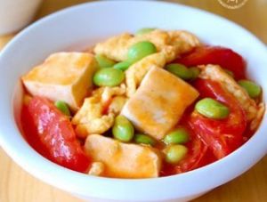 番茄雞蛋燒豆腐 番茄雞蛋燒豆腐