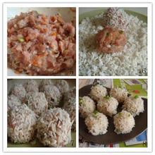 糯米丸子製作過程