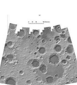 全月球三維數字地形圖 全月球三維數字地形圖