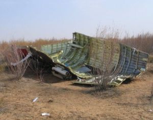 神八整流罩殘骸