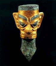 金面銅人頭像 金面銅人頭像