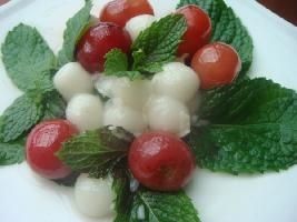 櫻桃薄荷酒釀湯圓 櫻桃薄荷酒釀湯圓