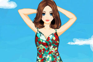 印花連衣裙 印花連衣裙