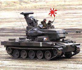 日本87式自行高炮 日本87式自行高炮