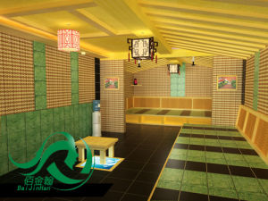 帶玉石炕的托瑪琳汗蒸房