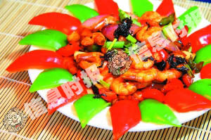 美極紫蘇炒蝦 美極紫蘇炒蝦