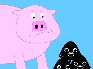 粉紅豬逃跑 粉紅豬逃跑