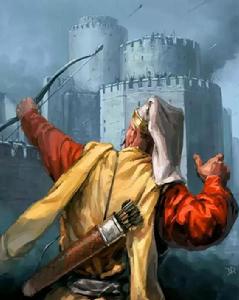 攻打阿達納城堡的奧斯曼近衛軍士兵