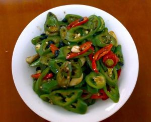 炒青紅椒 炒青紅椒