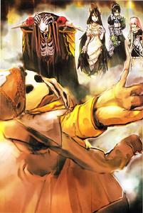 希姿跟隨安茲等人來到寶物庫