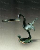 西漢中期朱雀燈 西漢中期朱雀燈