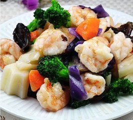 五彩蝦球 五彩蝦球