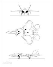 F-22三視圖