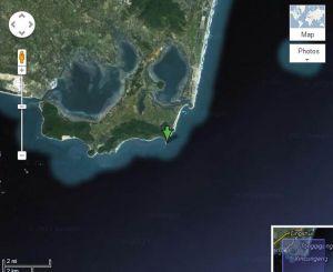 GOOGLEMAP查看陵水角位置