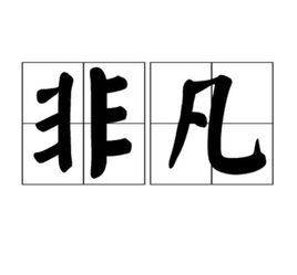 非凡[詞語概念]