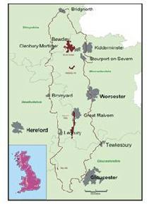 英國阿伯雷與莫爾文山地質公園 英國阿伯雷與莫爾文山地質公園
