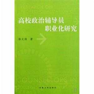 高校政治輔導員職業化研究