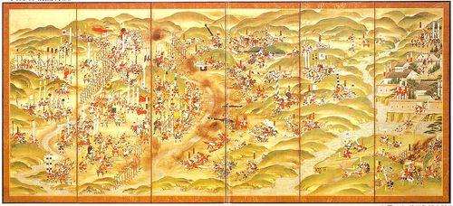 長筱合戰圖屏風-徳川美術館藏