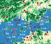 真鍋島的地理位置
