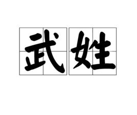 武姓 武姓
