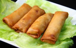 炸春卷 炸春卷