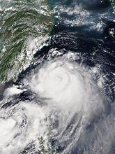 颱風納沙 衛星雲圖
