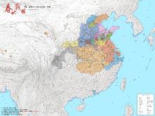 春秋五霸崛起圖