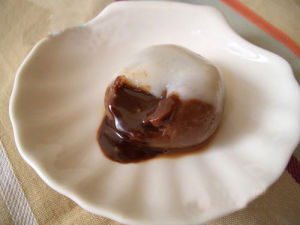 蒸朱古力湯圓 蒸朱古力湯圓