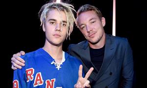 賈斯汀&middot;比伯與迪波洛在錄音棚