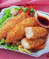 山藥芝麻魚排 山藥芝麻魚排