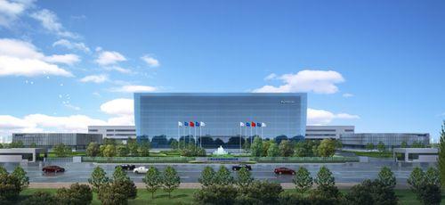 上海飛科總部辦公大樓鳥瞰圖