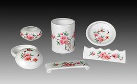 水點桃花大師文具瓷 水點桃花大師文具瓷