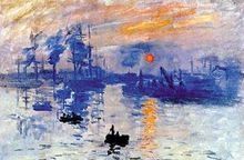 莫奈作品《日出·印象》