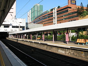 （圖）沙田站月台