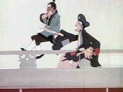 （圖）在羅公子逼迫之下，走投無路的張木匠要投河，被濟公救下。 