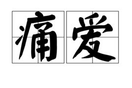 痛愛[漢語詞語]